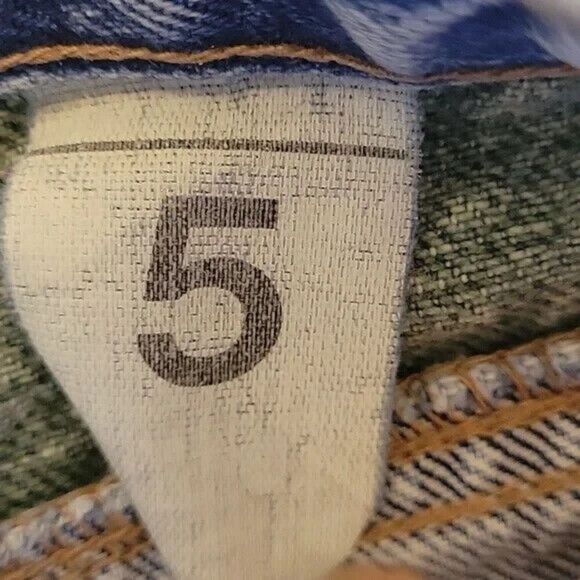 Zena vintage light wash tapered leg jeans size 5 inseam31.5 inches long - Picture 7 of 7